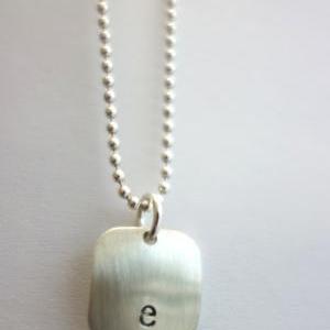 Personalized Initial Necklace, Ster..